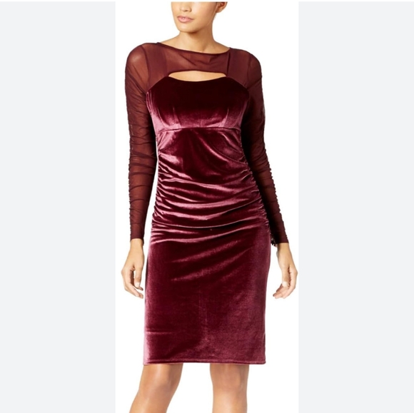 INC International Concepts Dresses & Skirts - Inc velvet cut out cocktail dress